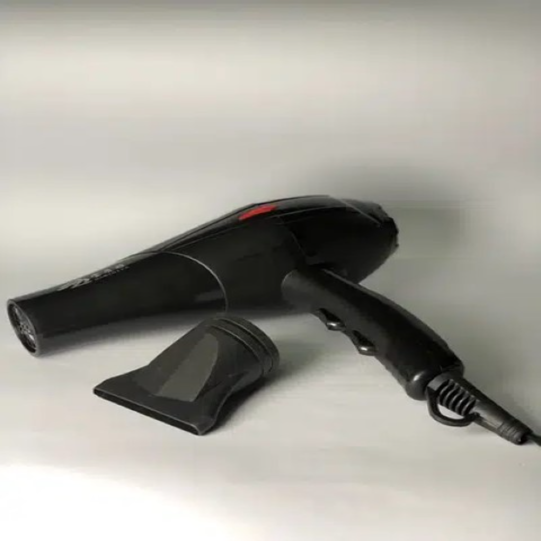 Professional hair dryer with quick-dry nozzle