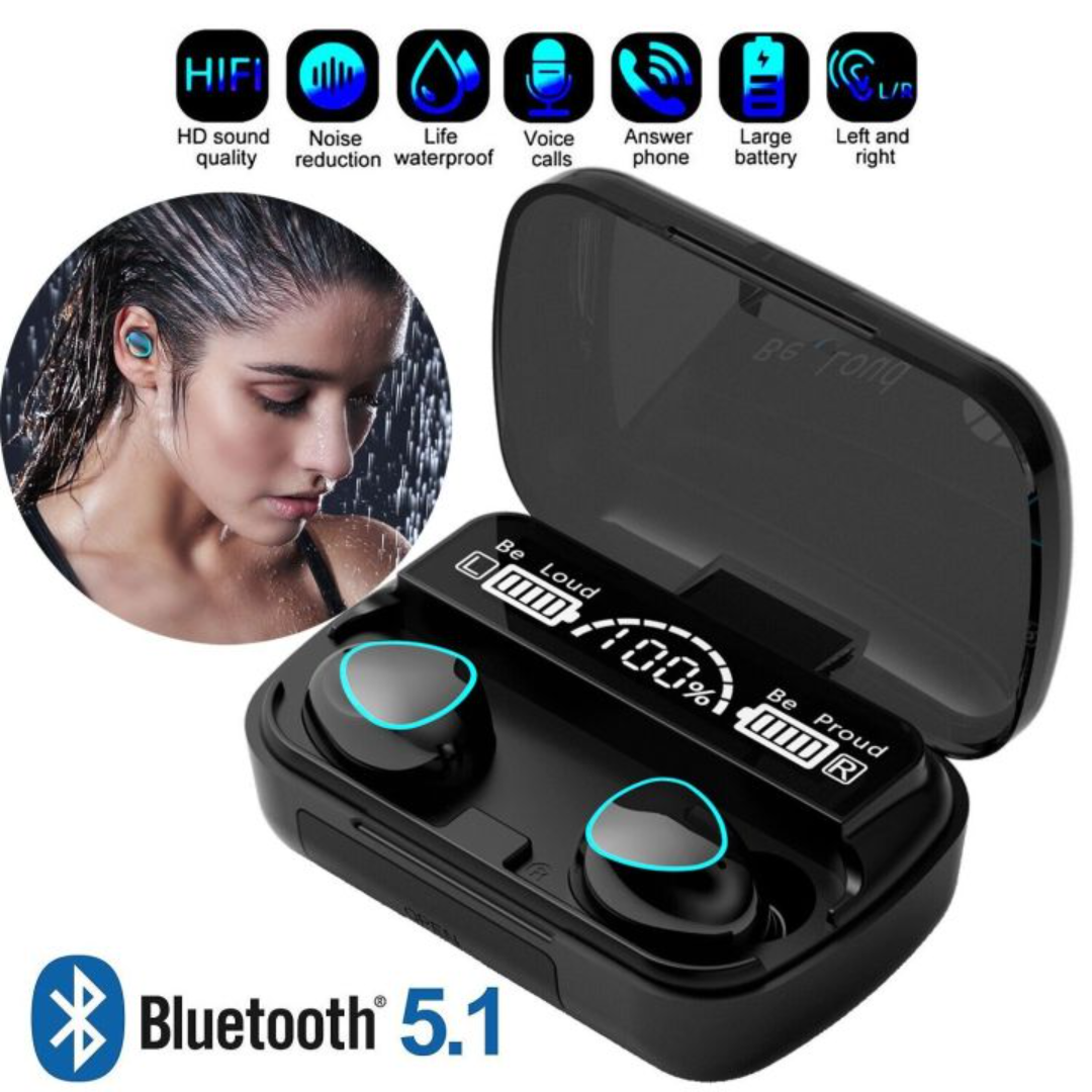 M10 Wireless Bluetooth Earbuds with HD stereo sound