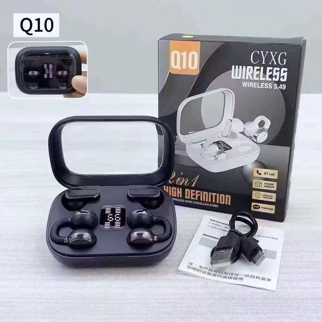 Q10 Wireless Earbuds with portable charging case
