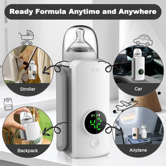 Baby bottle warmer temperature display