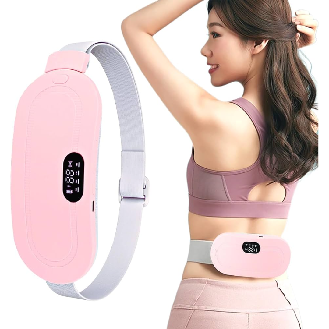 Heated waist belt for lower back and waist comfort