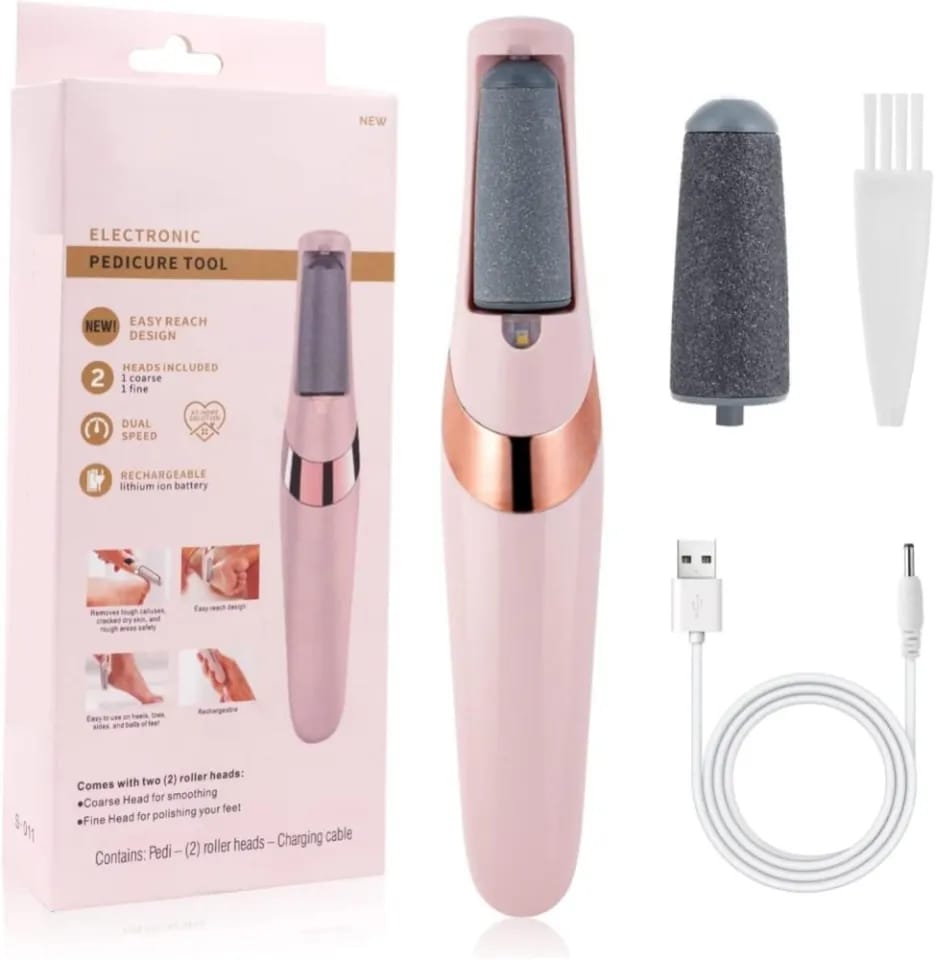 IPX7 waterproof electric callus remover for foot care