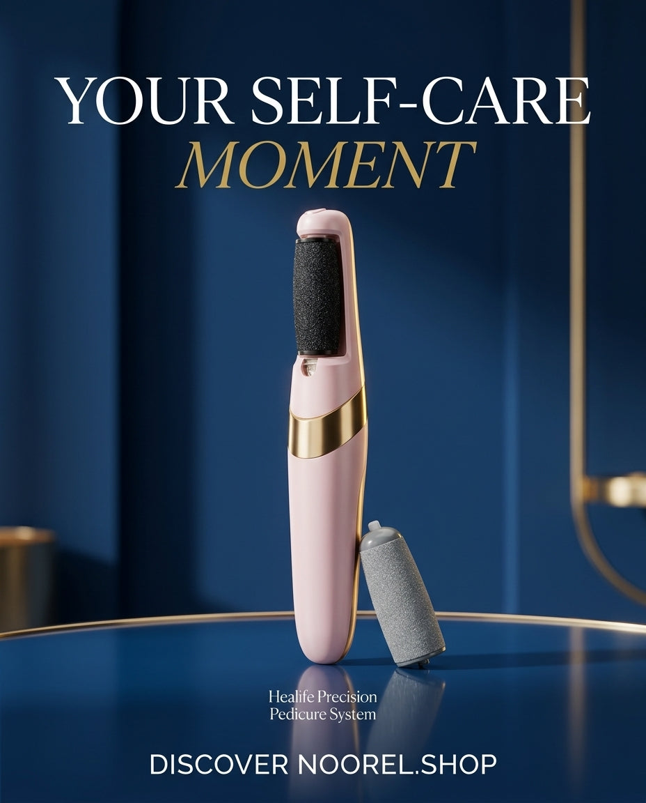 Rechargeable electric foot grinder for personal foot care
