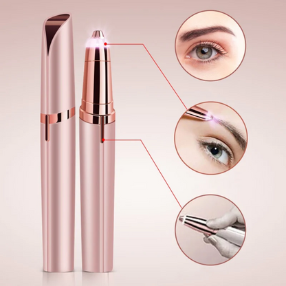 2 in 1 electric eyebrow trimmer for facial grooming