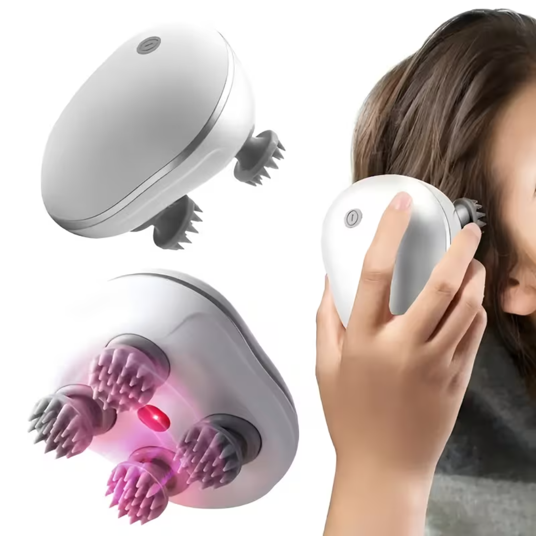 2 in 1 scalp massager for relaxing head and hair care