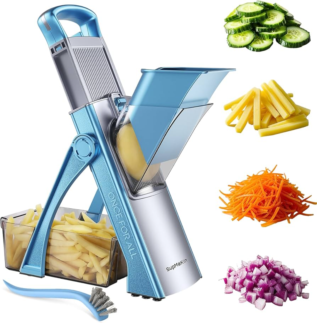 SUPMAKIN mandoline slicer and multi-function vegetable cutter