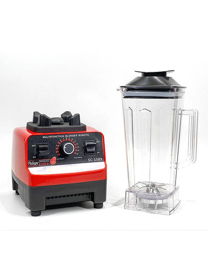 Silver Crest 4500W 2L blender and juicer in red
