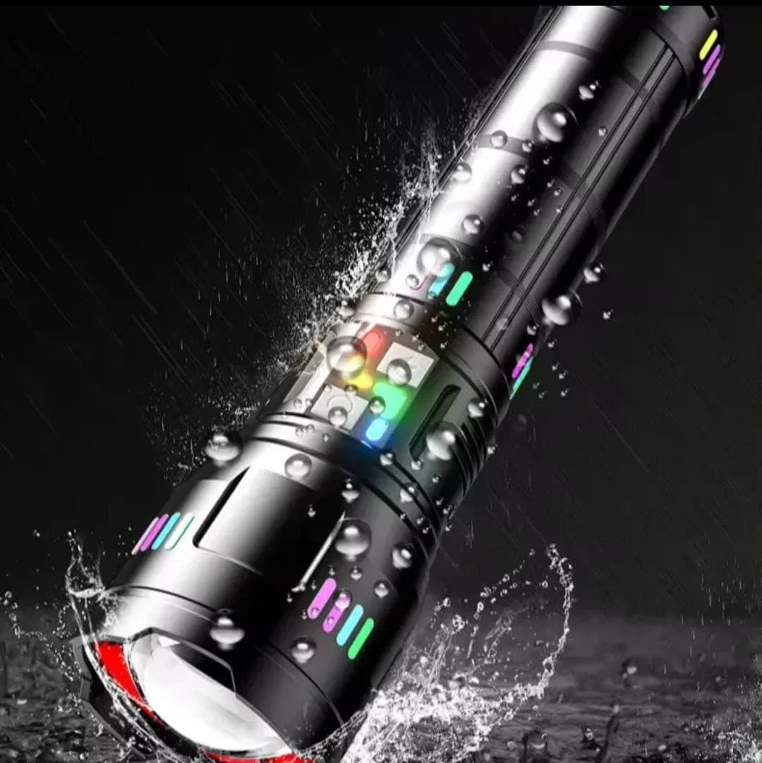 COBA 802 zoomable rechargeable LED flashlight