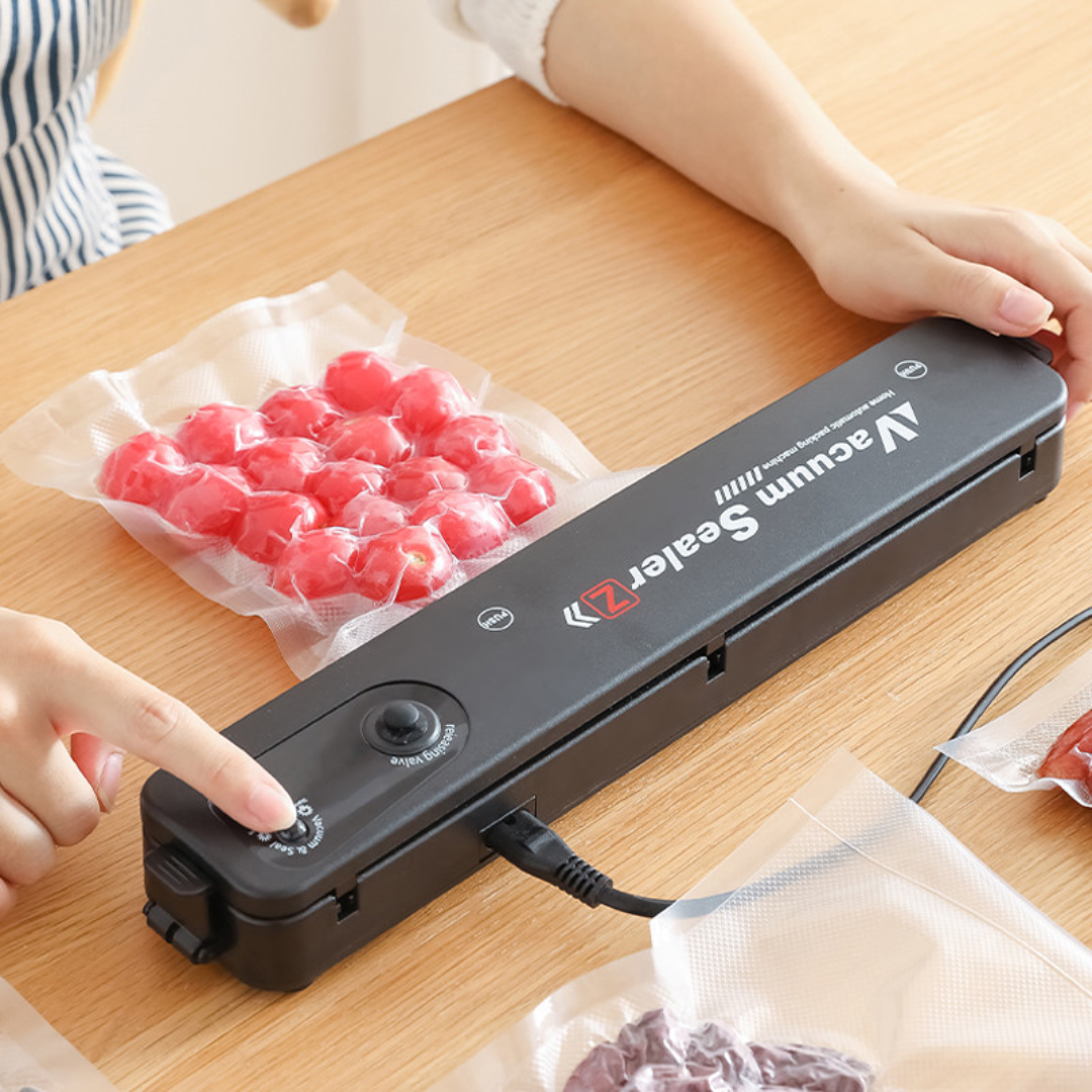 Automatic food vacuum sealer for kitchen storage