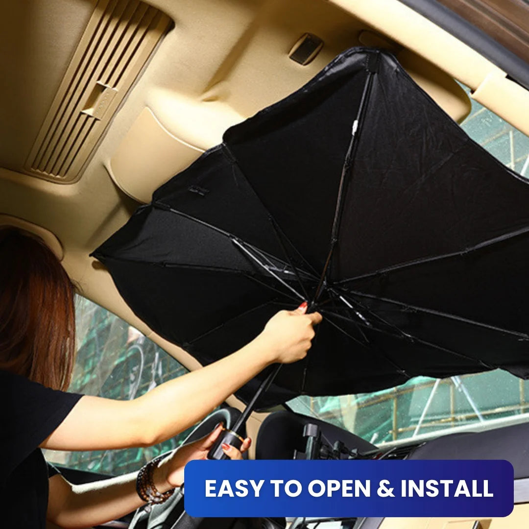 Alpha umbrella windshield sun shade for cars