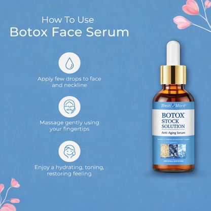 Anti-wrinkle face serum for smoother-looking skin