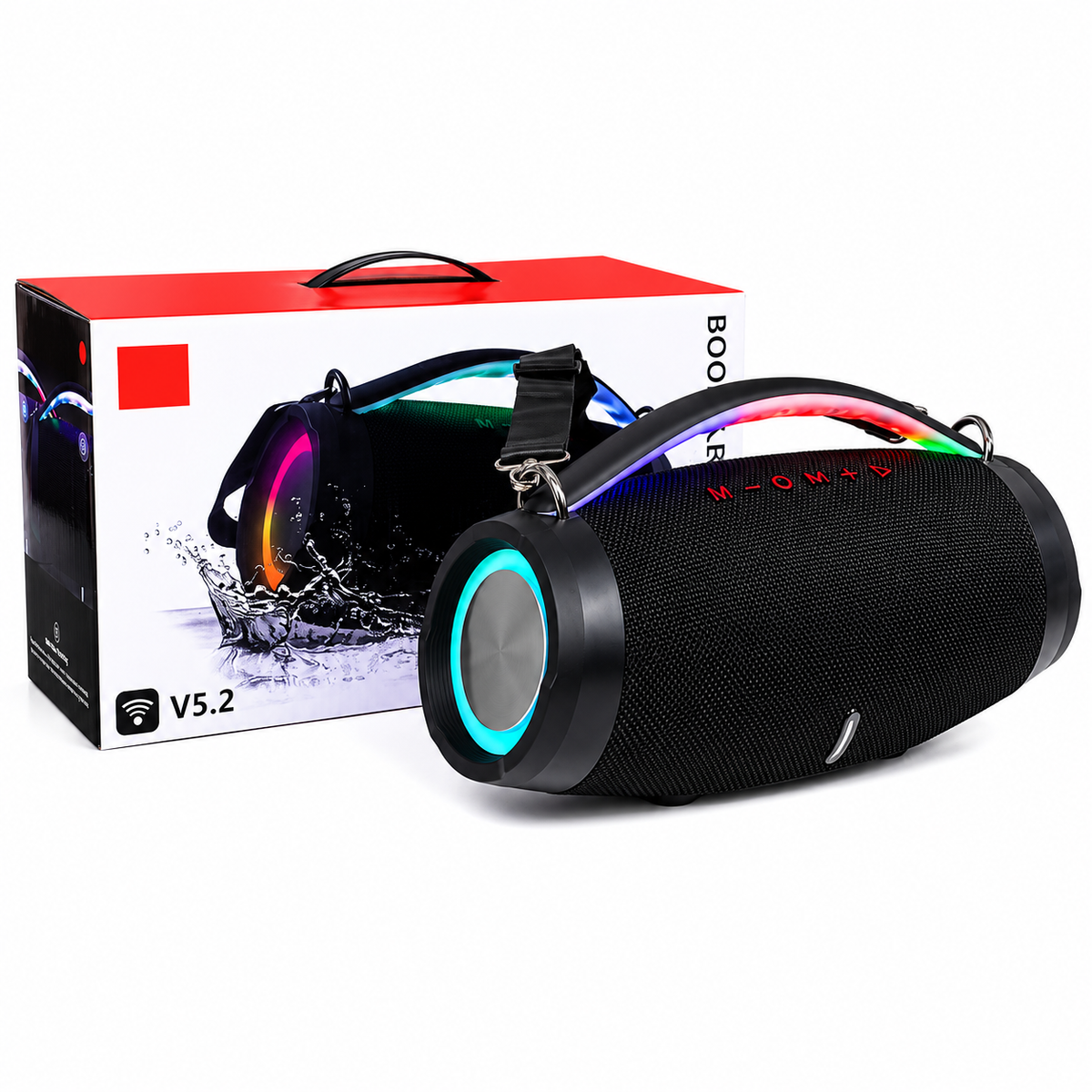 Booms Box 4 Bluetooth speaker with RGB LED lighting