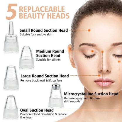 Electric pore cleaner with smart display