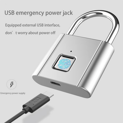Portable fingerprint security lock for everyday use