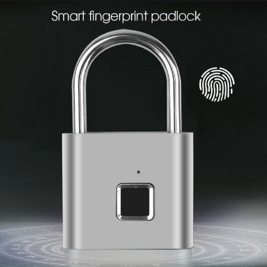 Fingerprint padlock for luggage and bags