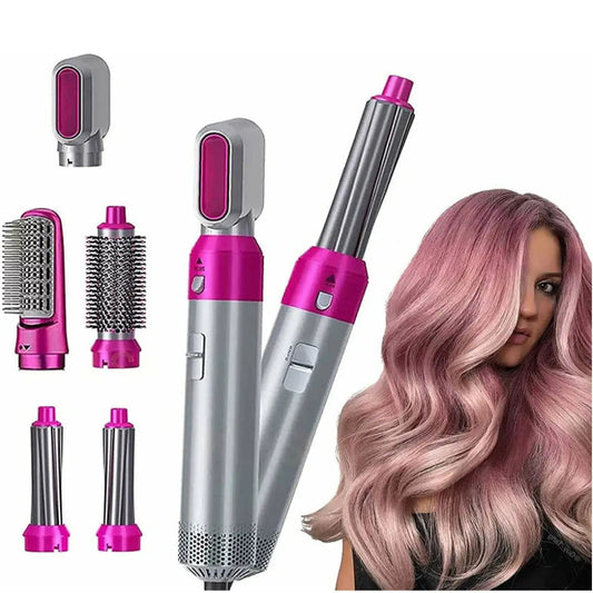 Hot air hair styler with interchangeable styling attachments
