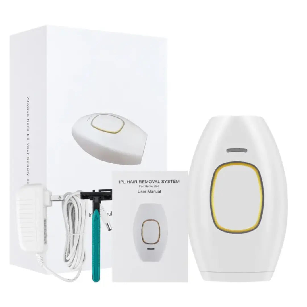 IPL hair removal device for at-home hair reduction