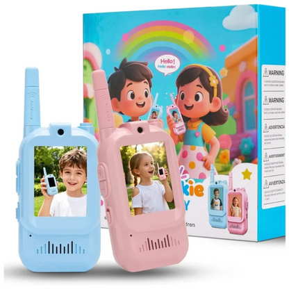 Kids video walkie talkie camera toy