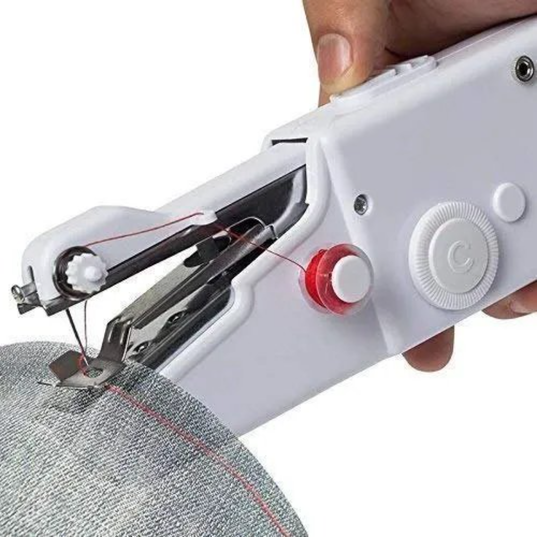Mini handheld sewing machine for clothing repairs