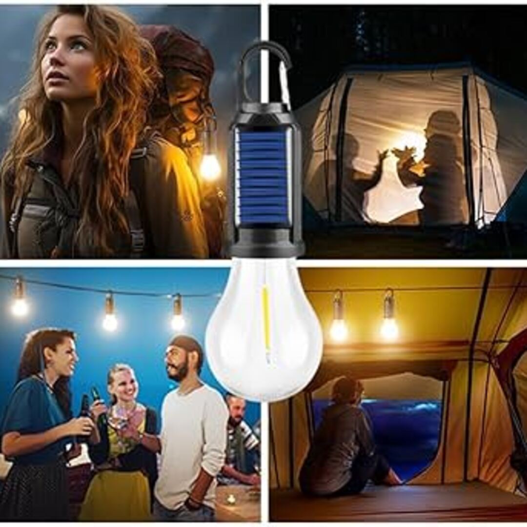 Portable camping lantern with hanging feature, if visible