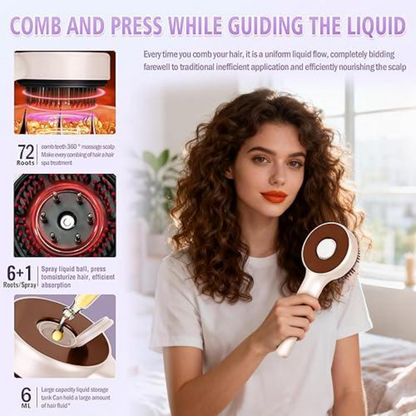 Portable cordless head massager for home office and travel