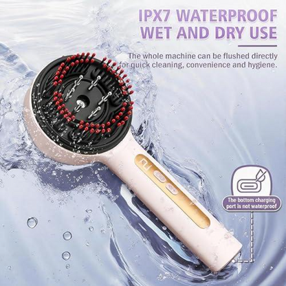 Rechargeable scalp massager for everyday relaxation