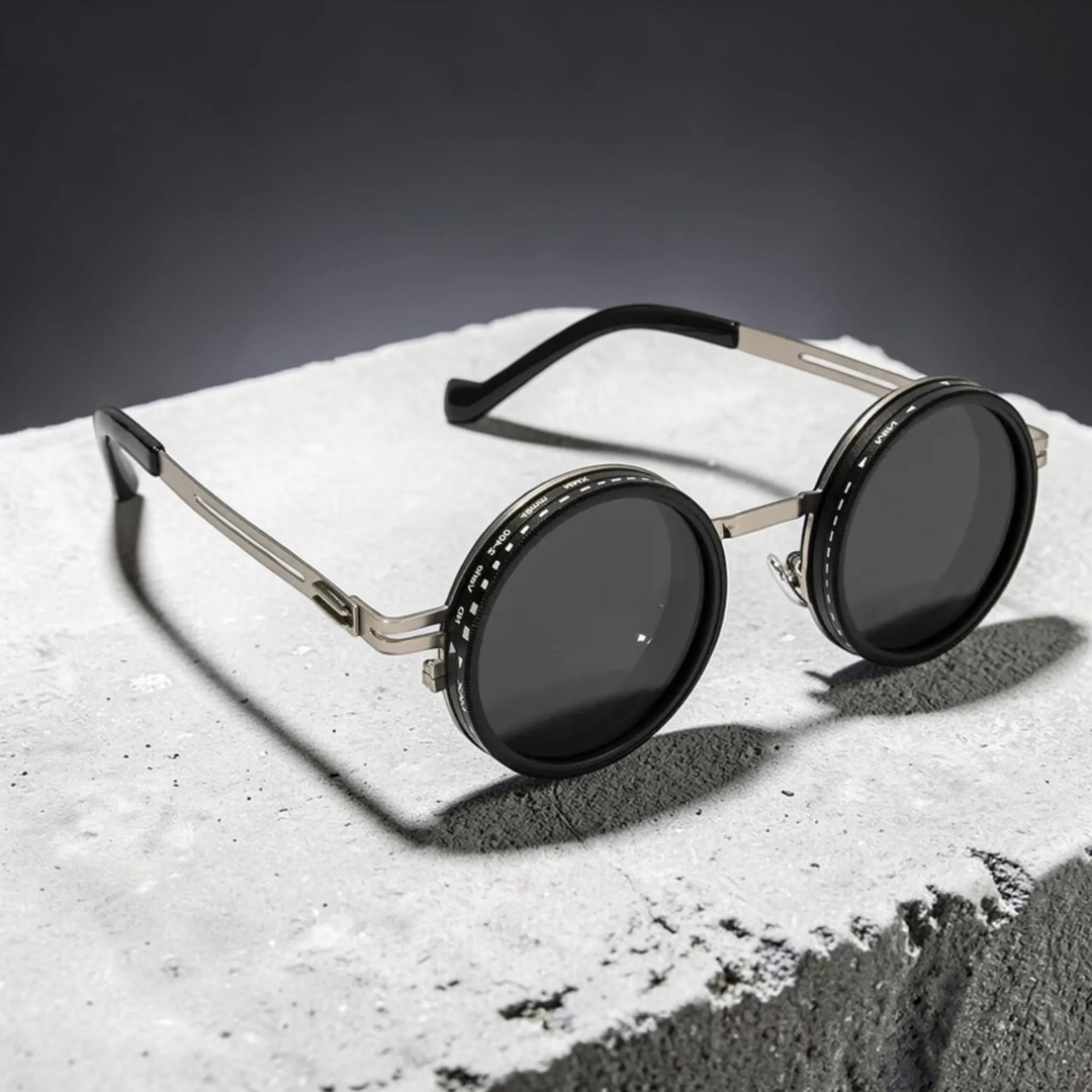 Round vintage sunglasses for men and women