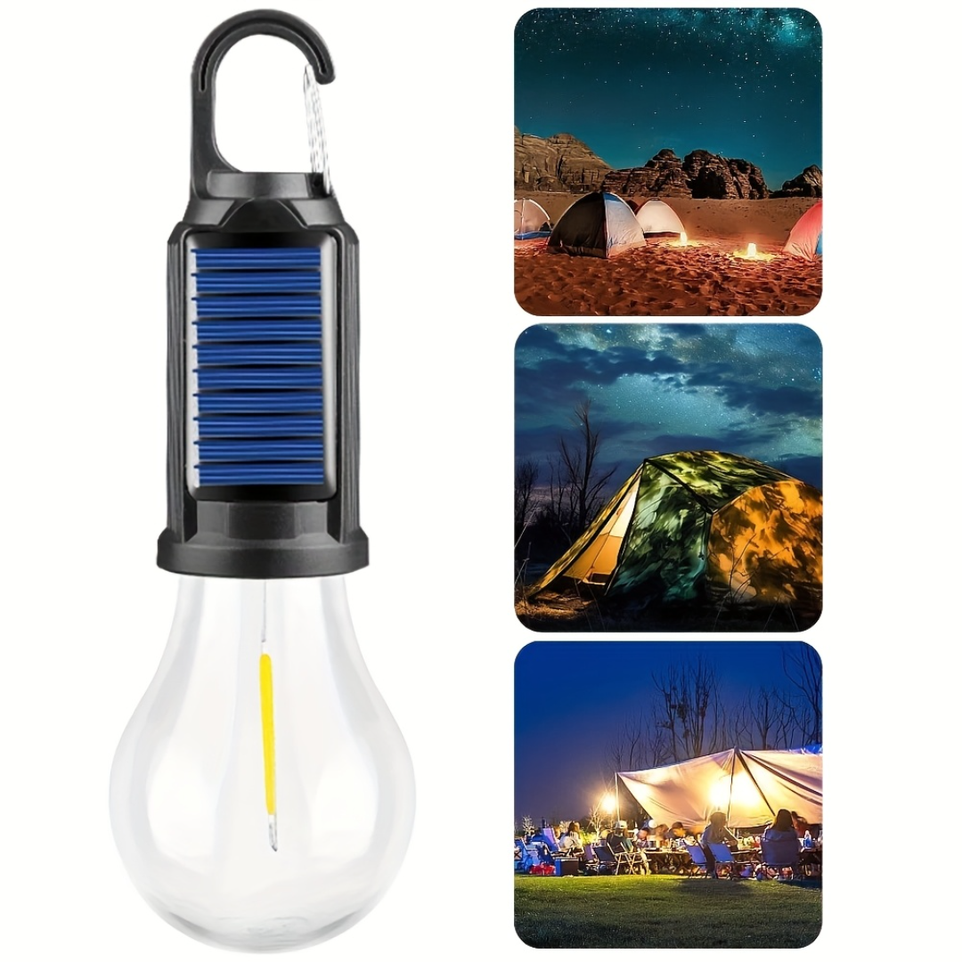 Solar camping light with Type-C charging, if shown