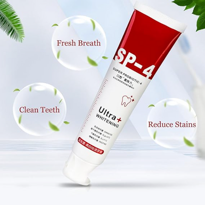 SP-4 probiotic teeth whitening toothpaste